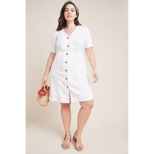 New Anthropologie Pilcro Button-Front Dress
